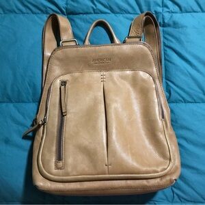 American Leather Co. Cleveland Leather Backpack TAN